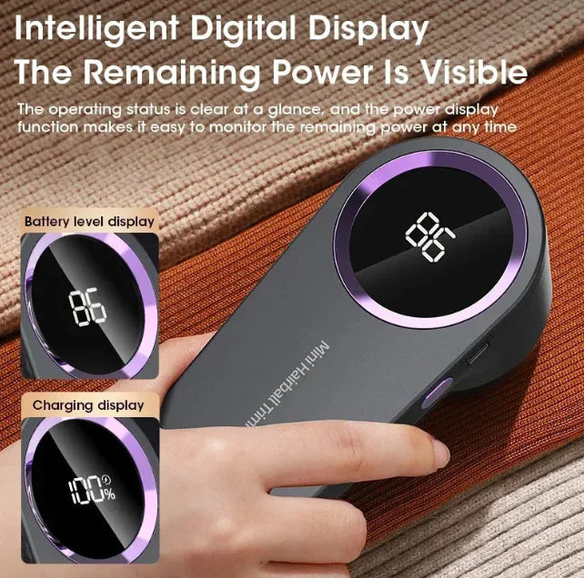 Intelligent Electric Lint Remover Led Digital Display