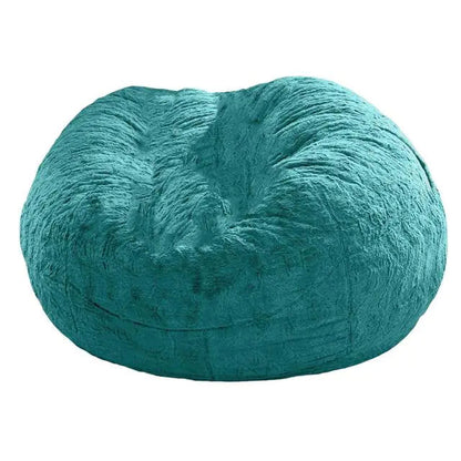 Giant Jumbo Fur Flexible Sofa Bean Bag Round