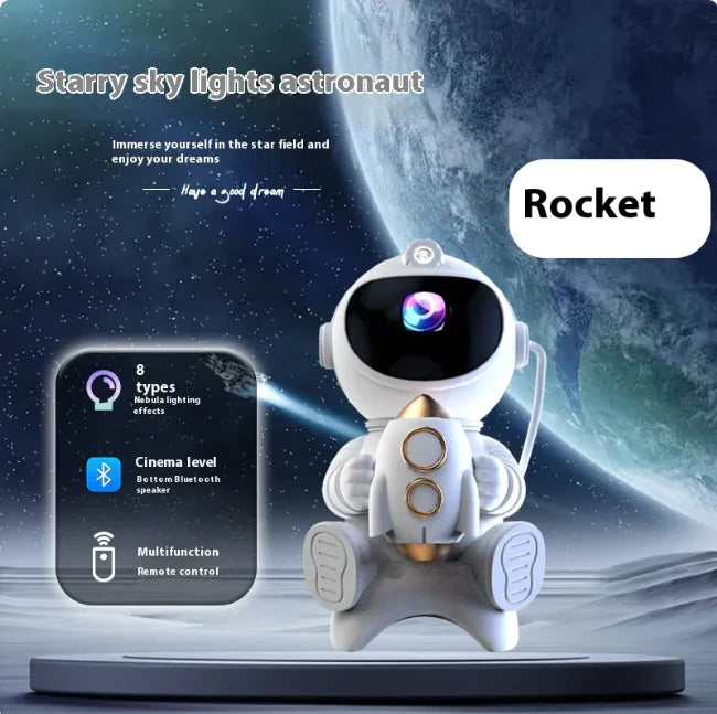 Astronaut Starlight Projector with Bluetooth