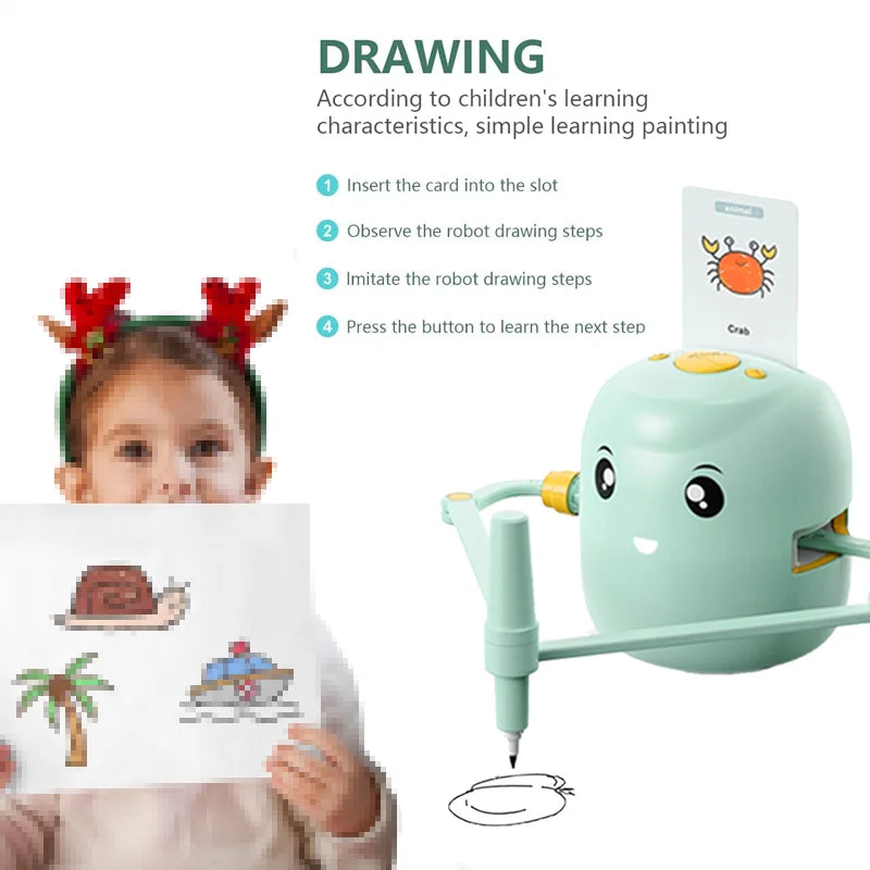 Interactive Smart Drawing Robot Educational Toy